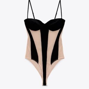 Zara Sexy Sheer Bodysuit